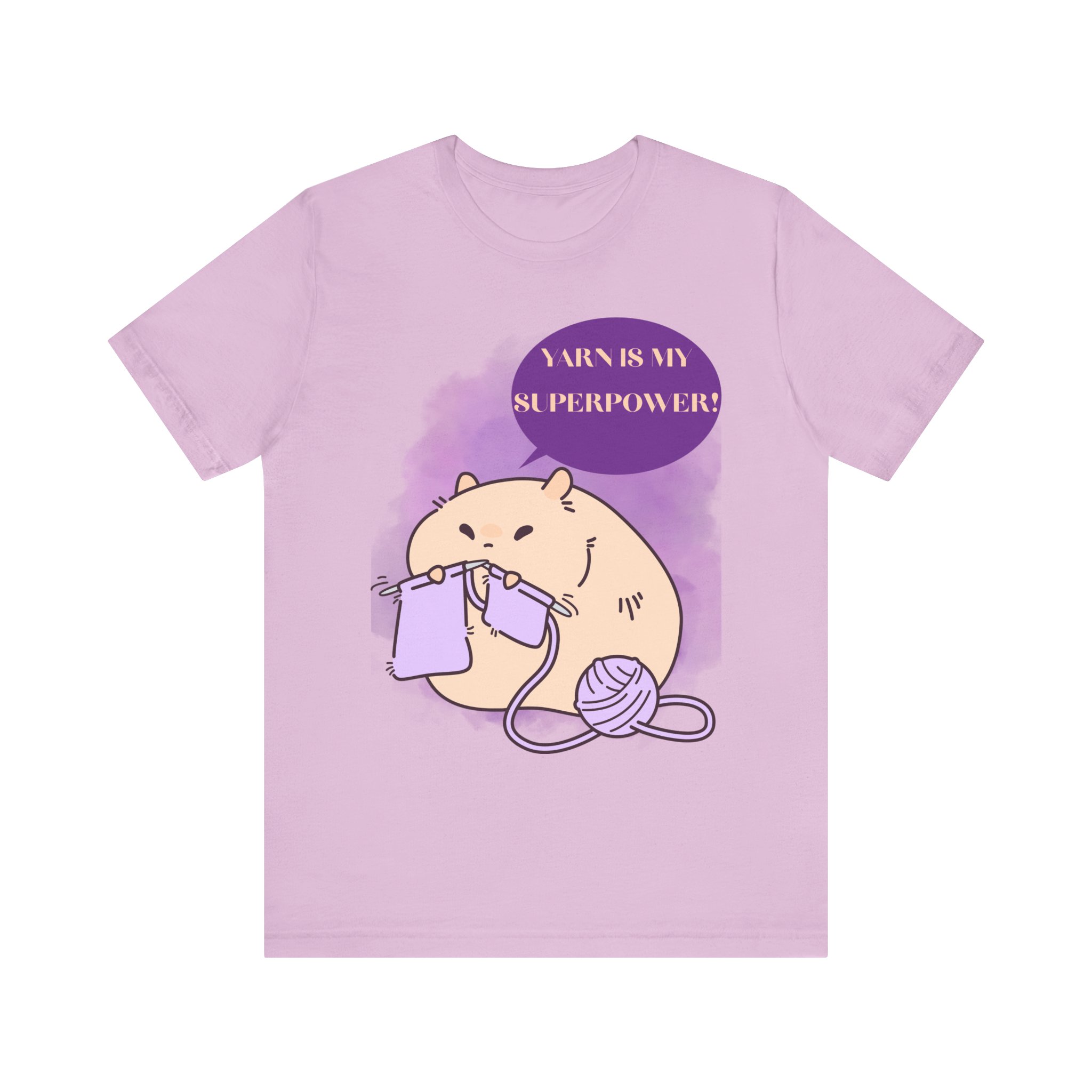 Yarn is my superpower! Crafty Knitting Superpower Tee for Crafters - Image 61