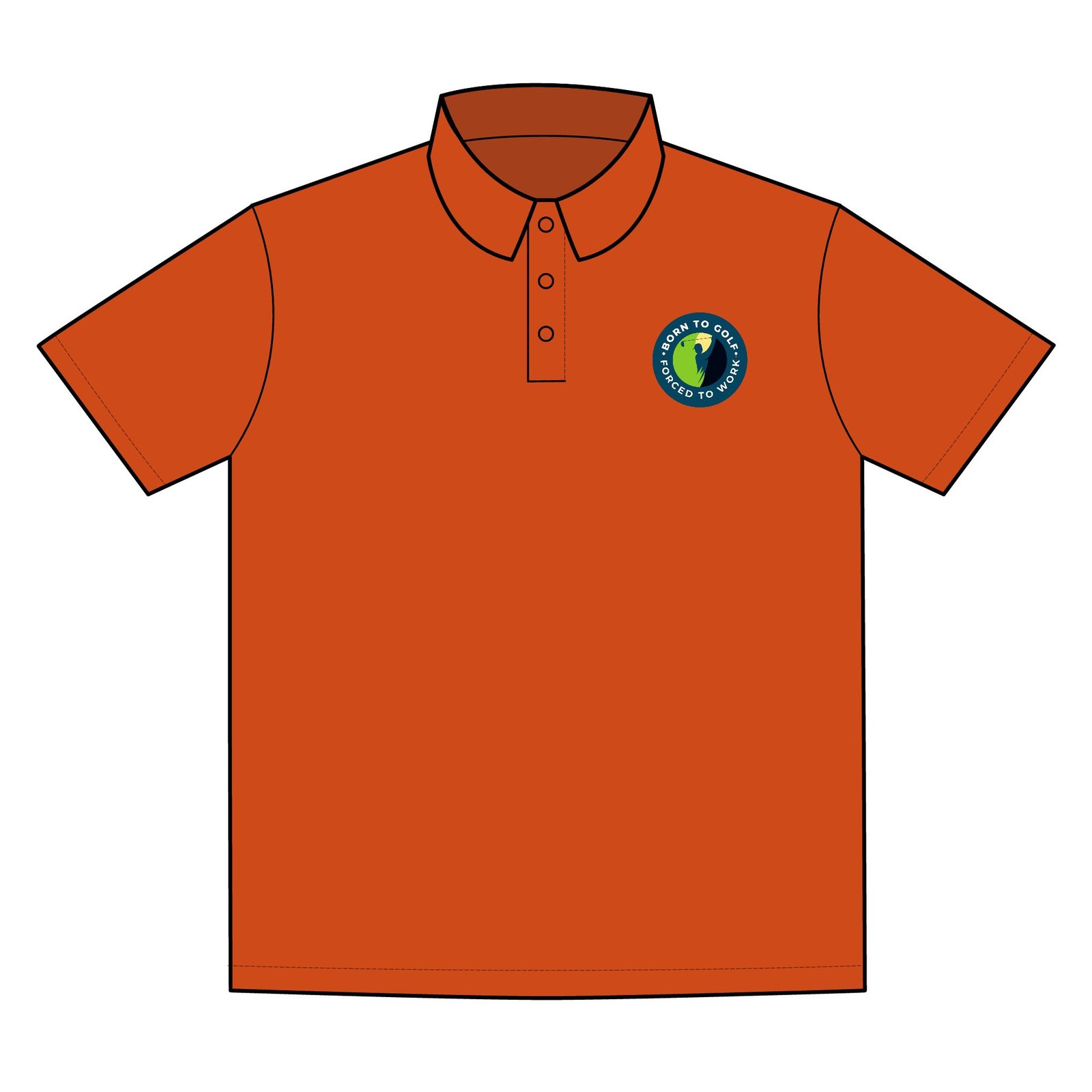 Born to Golf. Forced to Work, Sport-Tek Competitor Polo - Moisture-Wicking Performance Shirt for Active Lifestyles - Image 5