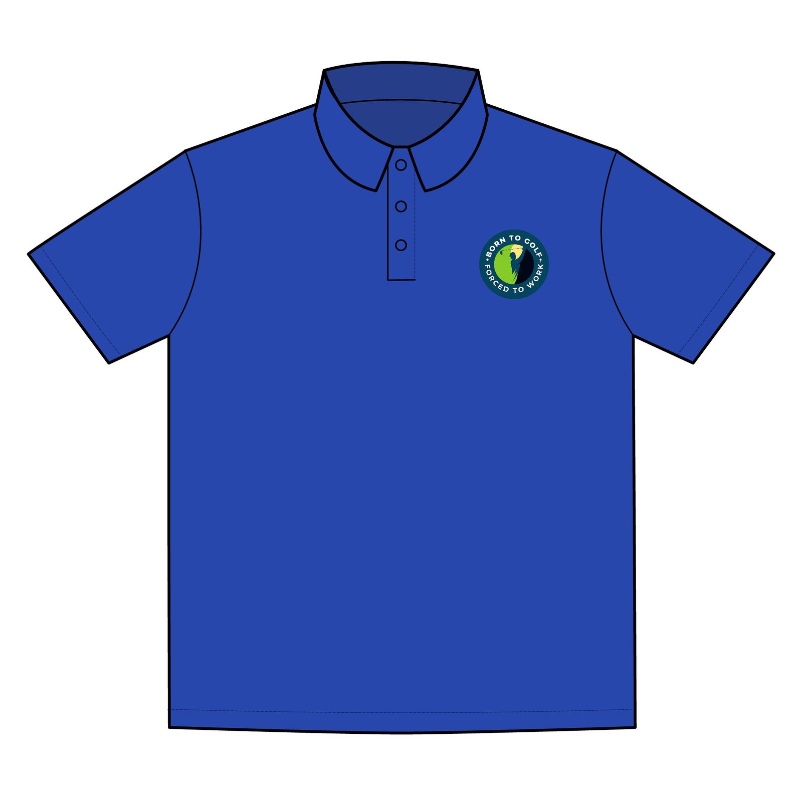 Born to Golf. Forced to Work, Sport-Tek Competitor Polo - Moisture-Wicking Performance Shirt for Active Lifestyles - Image 10