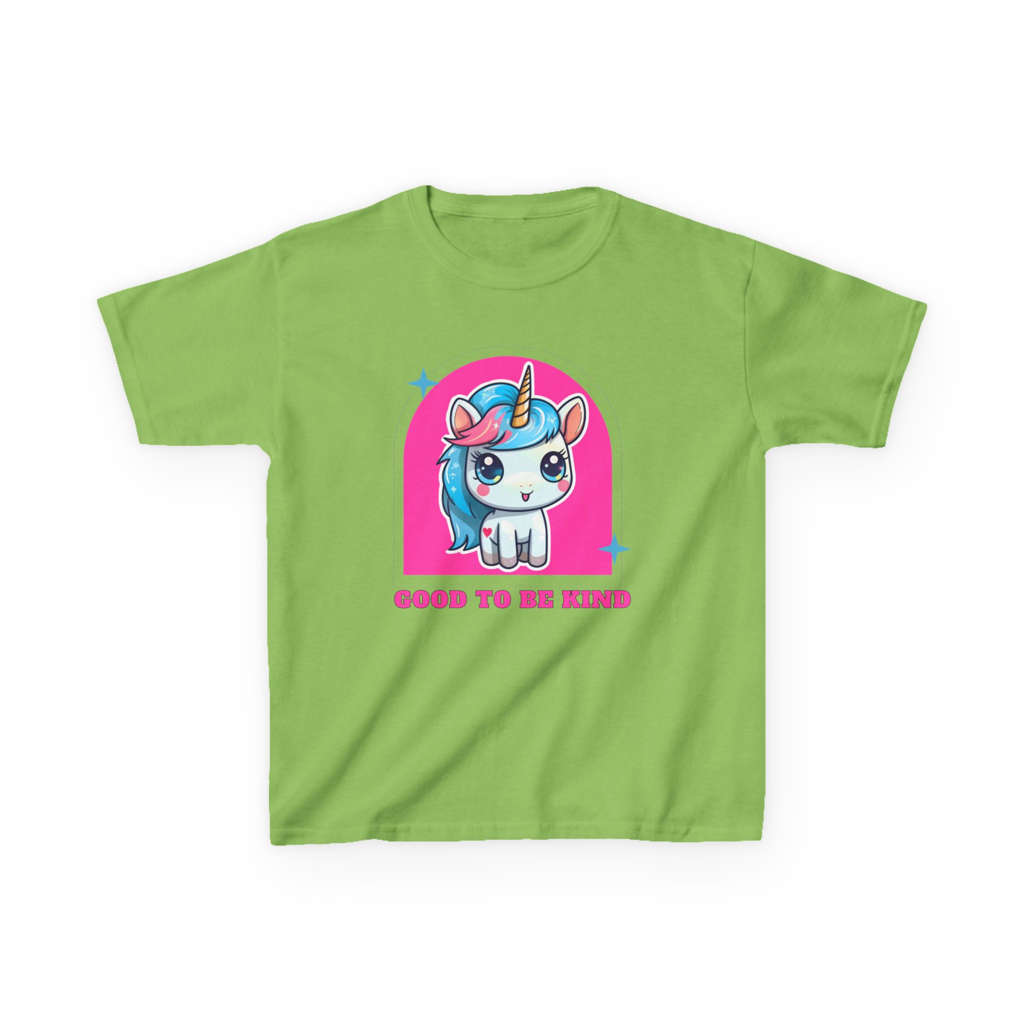 Kids Unicorn Tee — "Good to Be Kind" Cute Rainbow Pony Shirt - Image 25