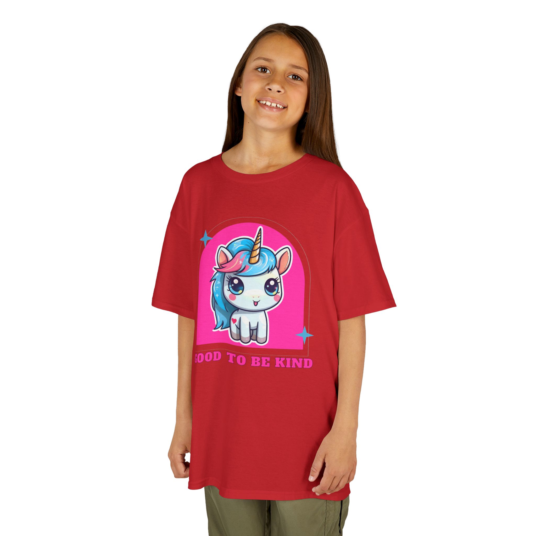 Kids Unicorn Tee — "Good to Be Kind" Cute Rainbow Pony Shirt - Image 59