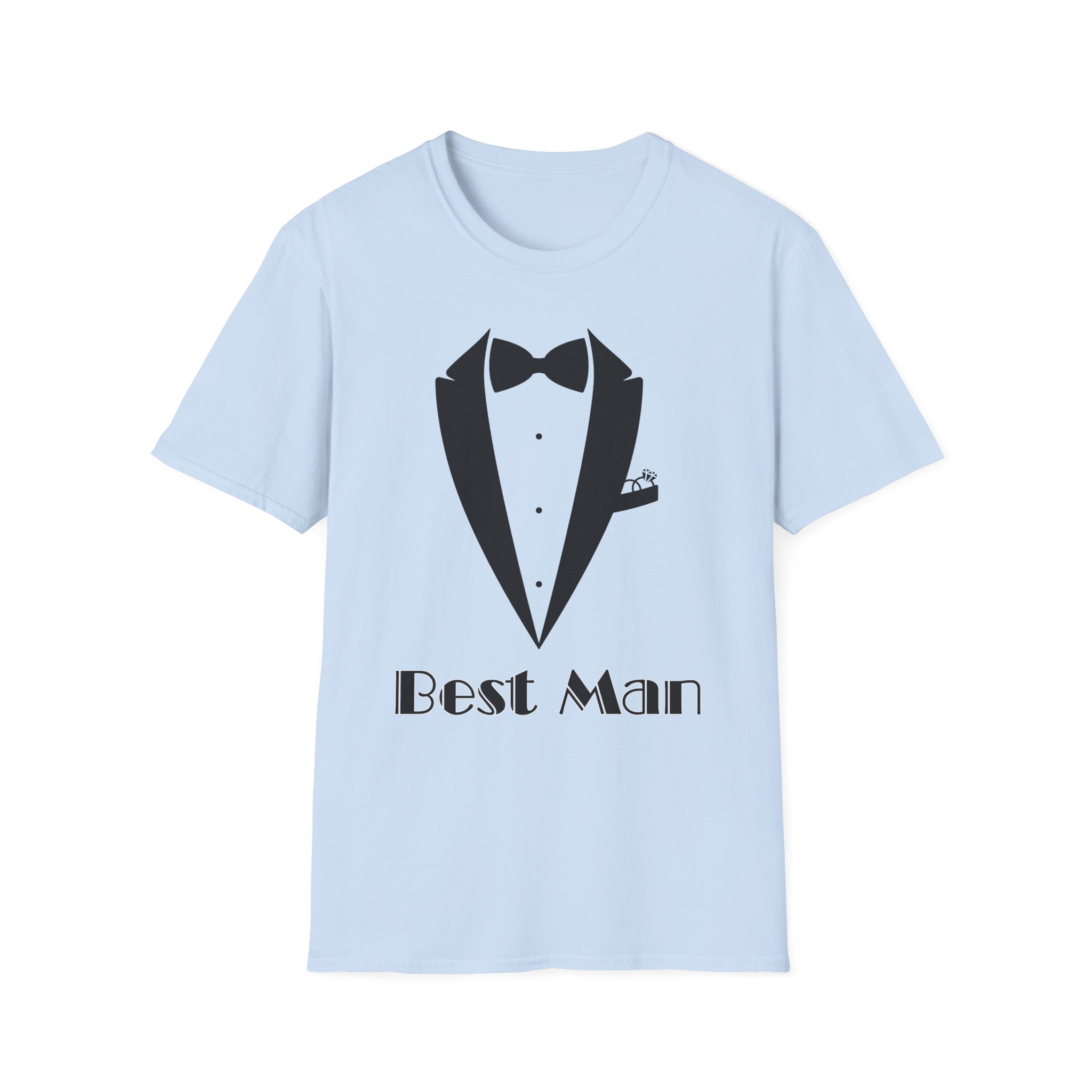 Best Man T-Shirt, Stylish Groom Attire, Wedding Gift for Him, Casual Event Shirt, Unisex Tuxedo Tee, Matching Groomsmen Apparel - Image 25