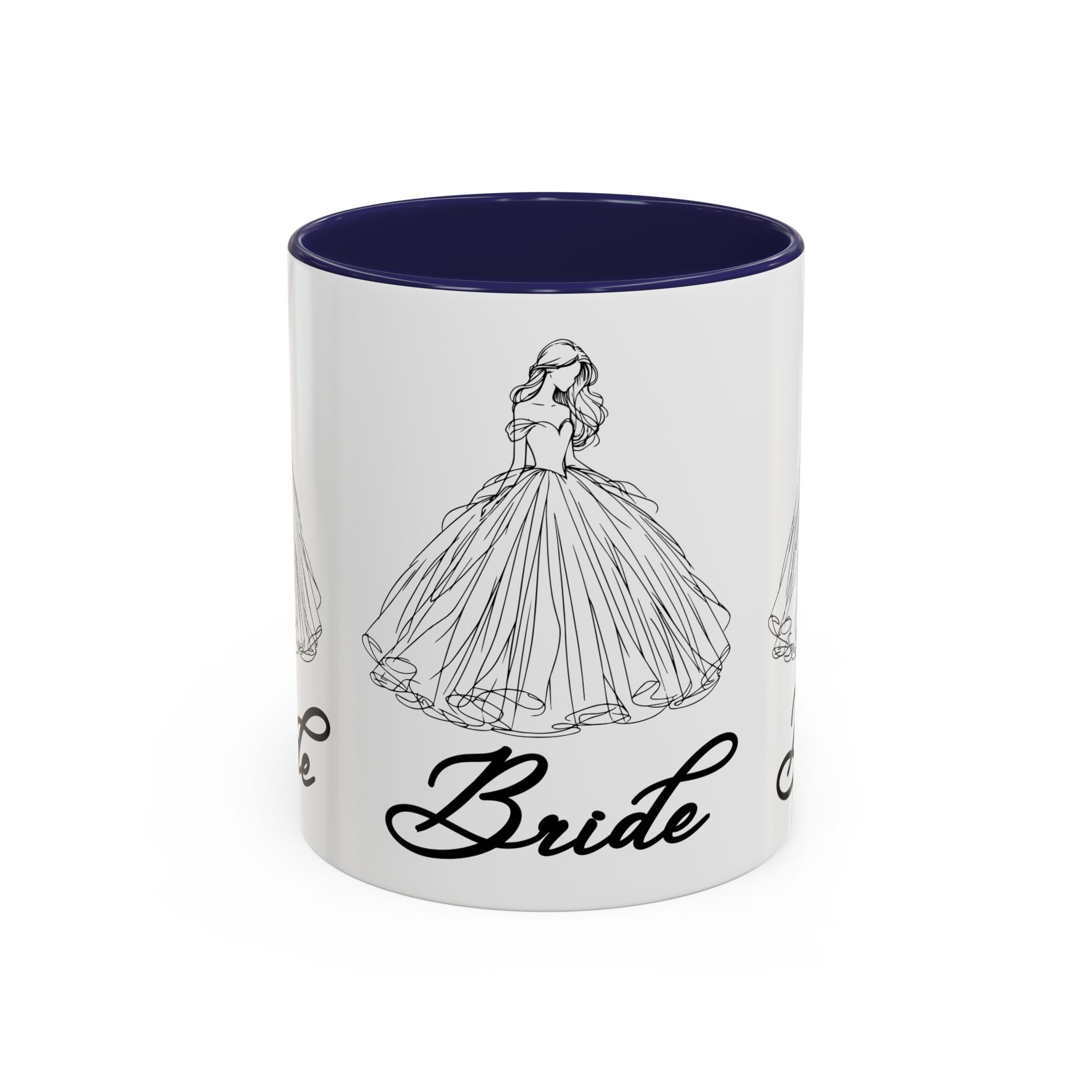 Bride Mug | Elegant Wedding Dress Design | Bridal Shower Gift & Keepsake - Image 5
