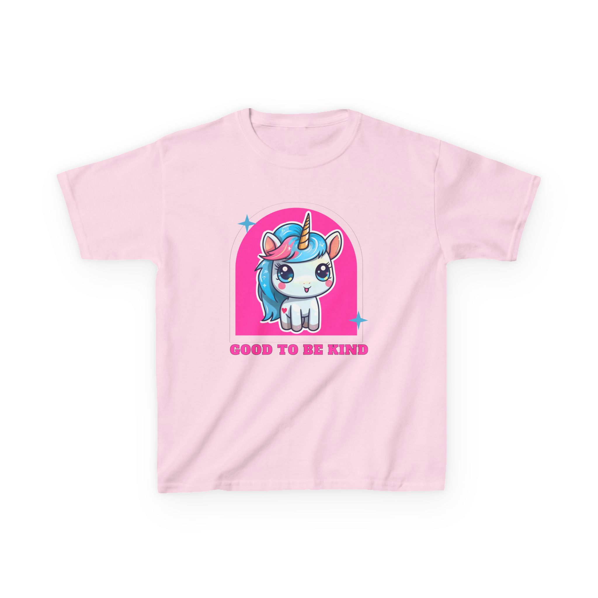 Kids Unicorn Tee — "Good to Be Kind" Cute Rainbow Pony Shirt - Image 49