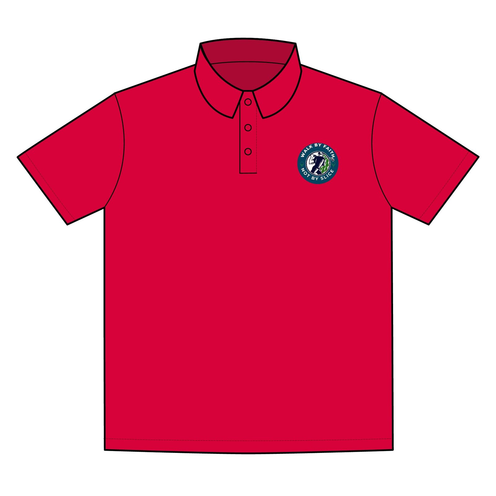 Walk by Faith, Not by Slice, Sport-Tek® PosiCharge® Competitor™ Polo - Performance Golf Shirt for Active Lifestyles - Image 13