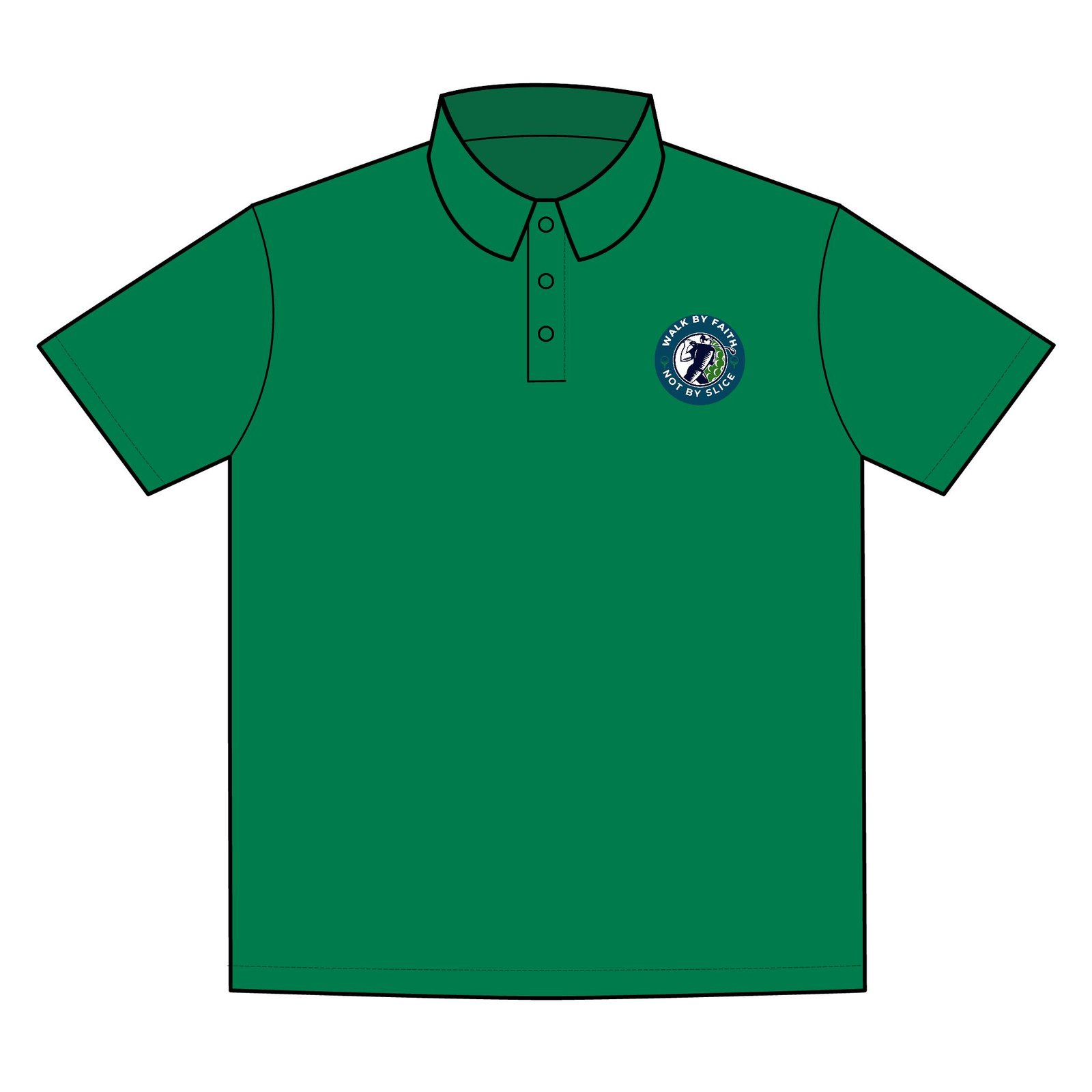 Walk by Faith, Not by Slice, Sport-Tek® PosiCharge® Competitor™ Polo - Performance Golf Shirt for Active Lifestyles - Image 7