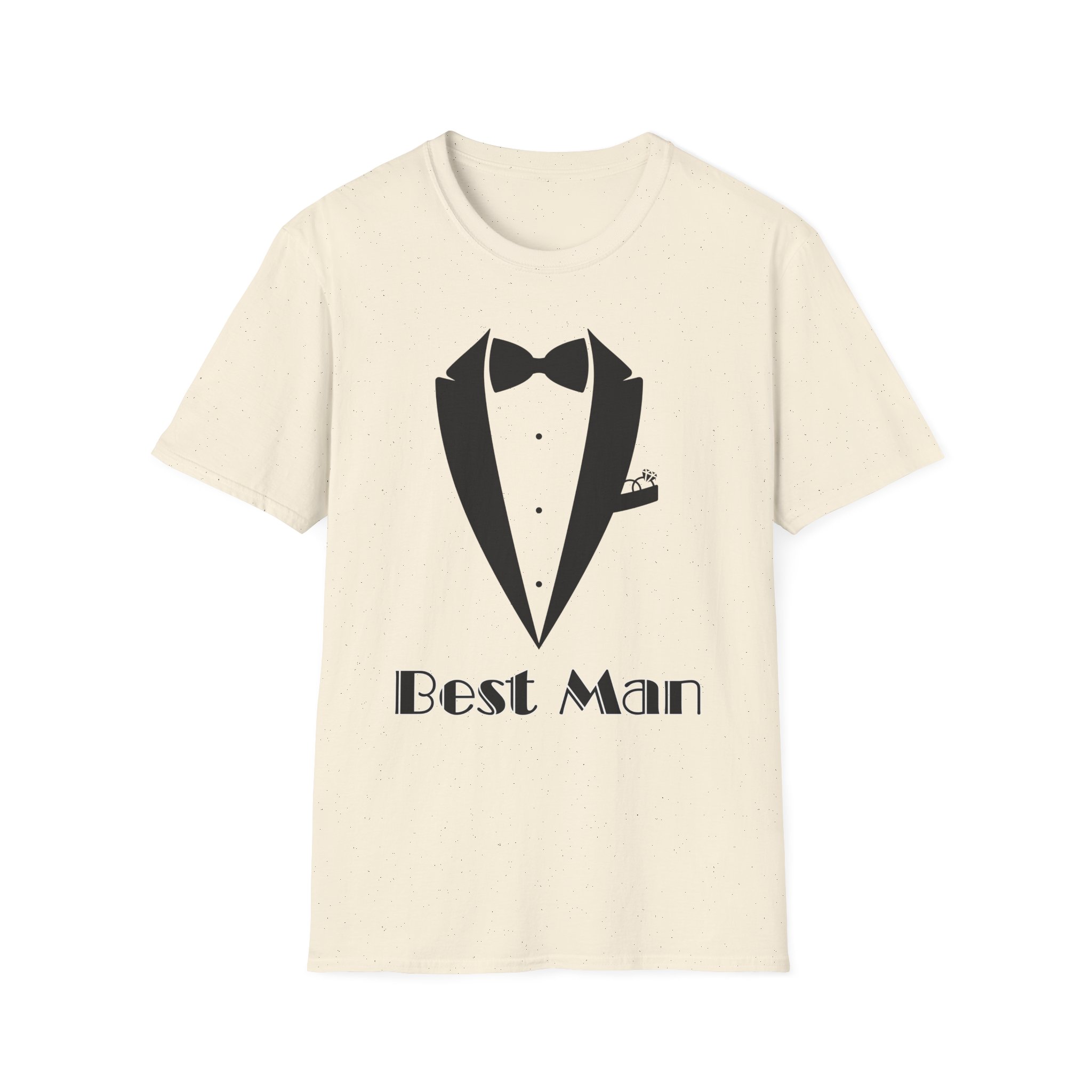 Best Man T-Shirt, Stylish Groom Attire, Wedding Gift for Him, Casual Event Shirt, Unisex Tuxedo Tee, Matching Groomsmen Apparel - Image 13