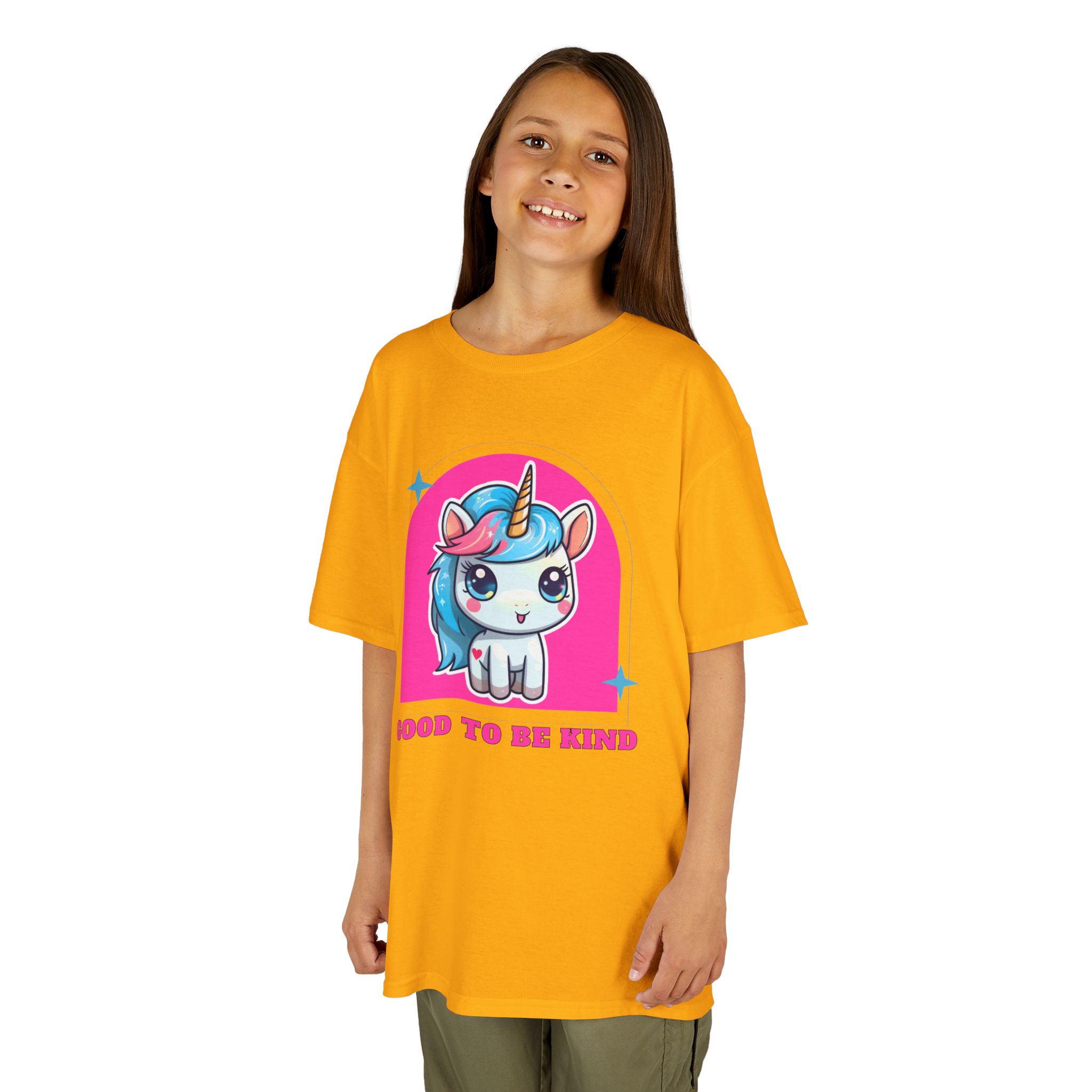 Kids Unicorn Tee — "Good to Be Kind" Cute Rainbow Pony Shirt - Image 15