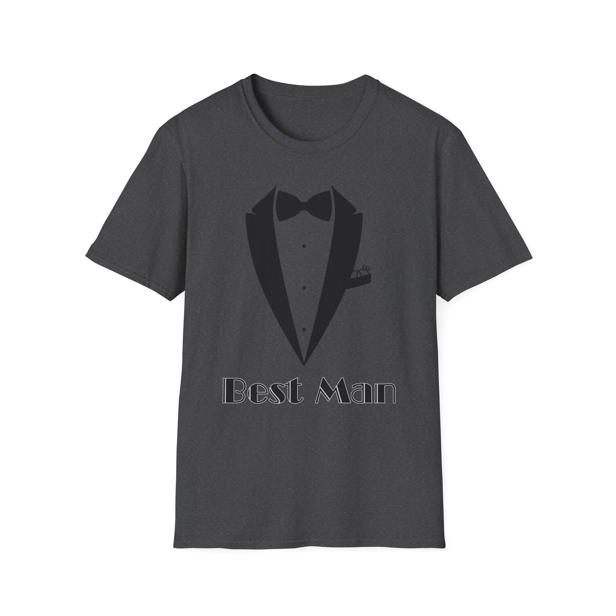 Best Man T-Shirt, Stylish Groom Attire, Wedding Gift for Him, Casual Event Shirt, Unisex Tuxedo Tee, Matching Groomsmen Apparel - Image 21
