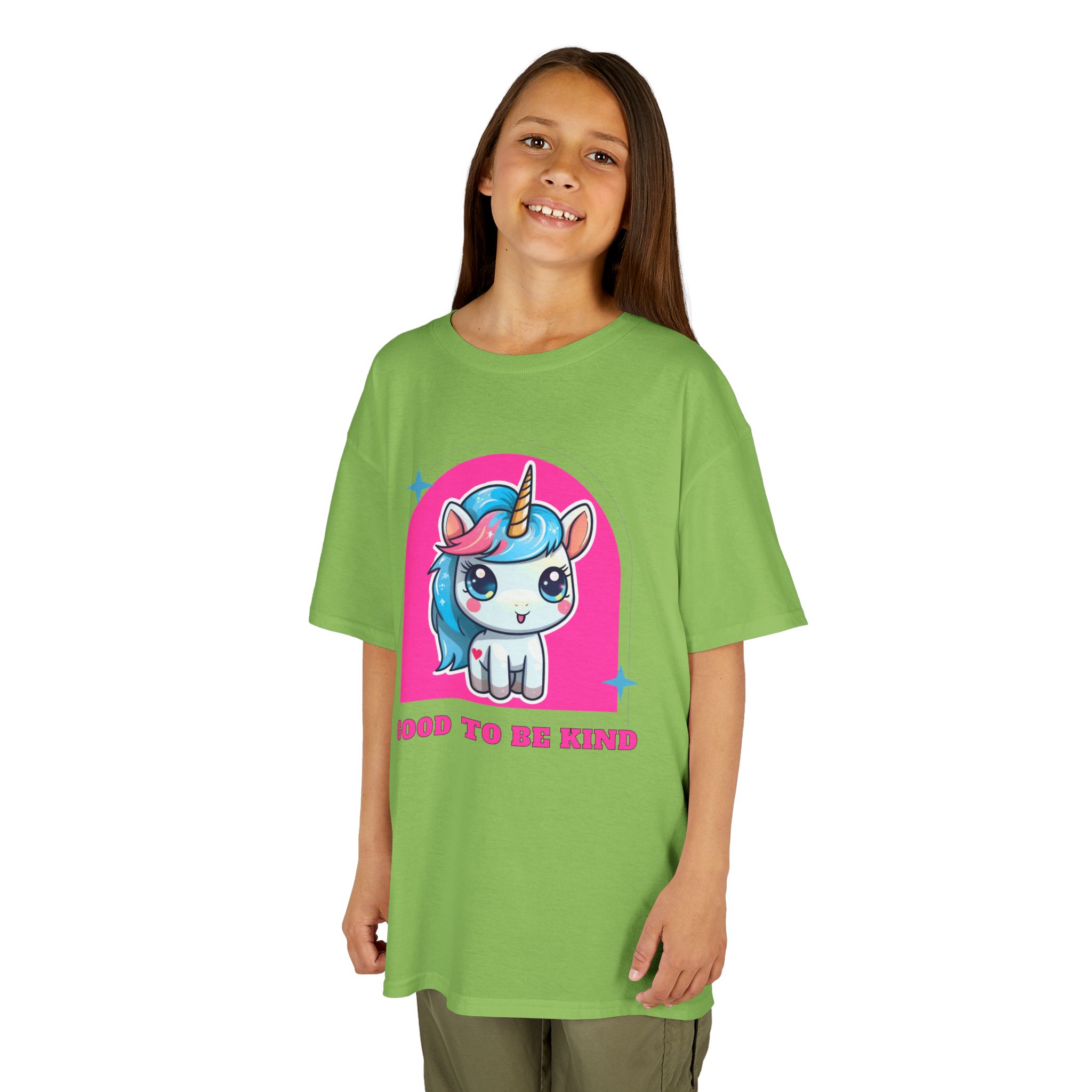 Kids Unicorn Tee — "Good to Be Kind" Cute Rainbow Pony Shirt - Image 27