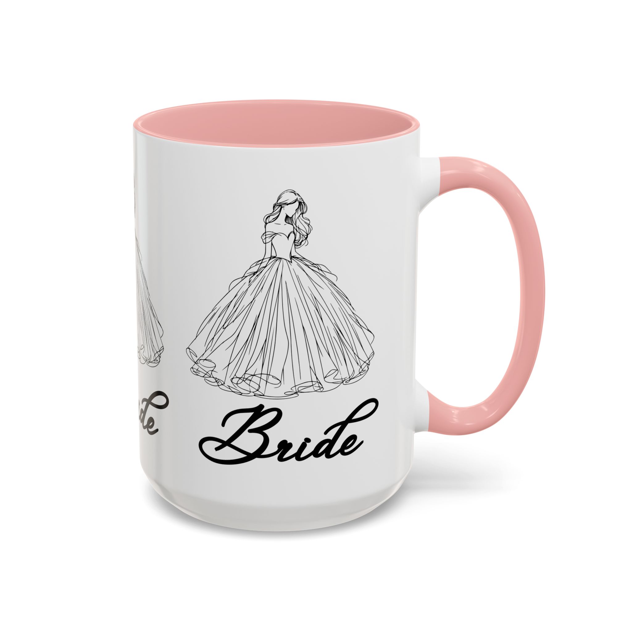 Bride Mug | Elegant Wedding Dress Design | Bridal Shower Gift & Keepsake - Image 26