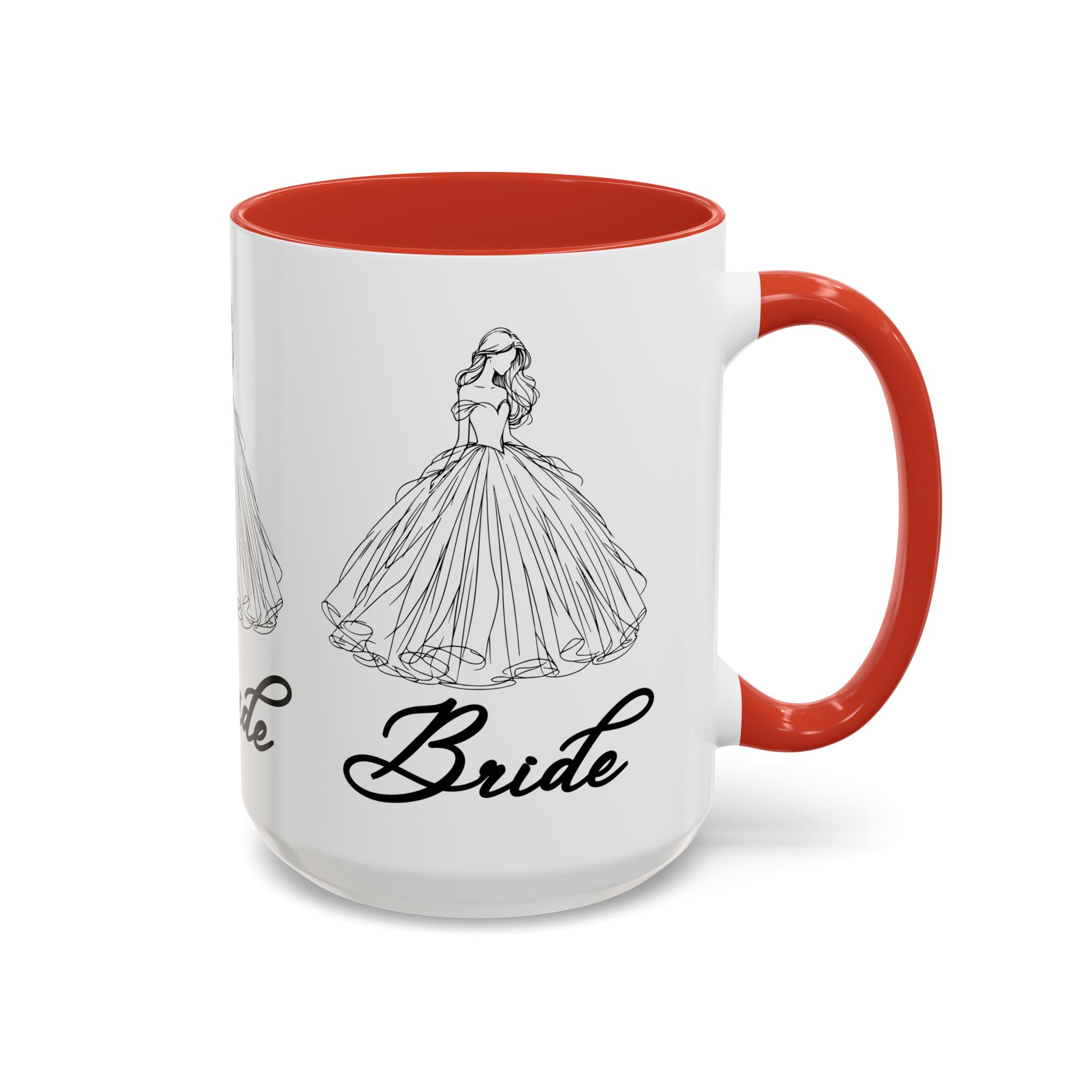 Bride Mug | Elegant Wedding Dress Design | Bridal Shower Gift & Keepsake - Image 30