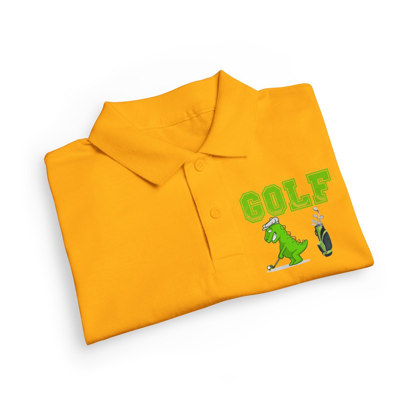 Kids' Golf Polo with Dinosaur Design - Image 23