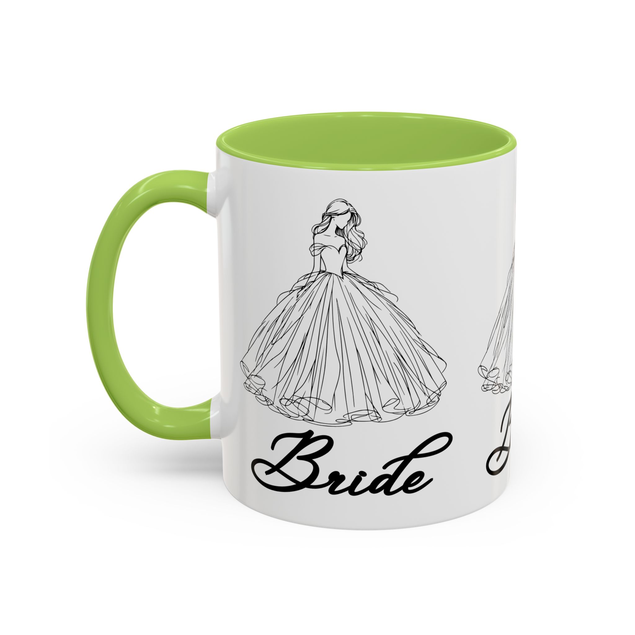Bride Mug | Elegant Wedding Dress Design | Bridal Shower Gift & Keepsake - Image 51