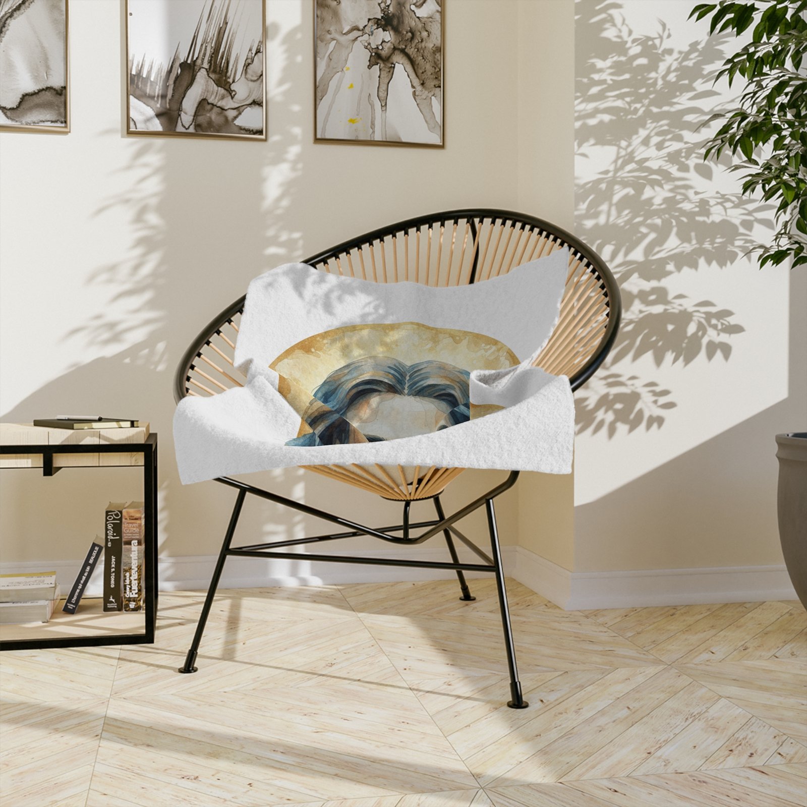 Jesus Christ-Velveteen Microfiber Blanket - Image 4