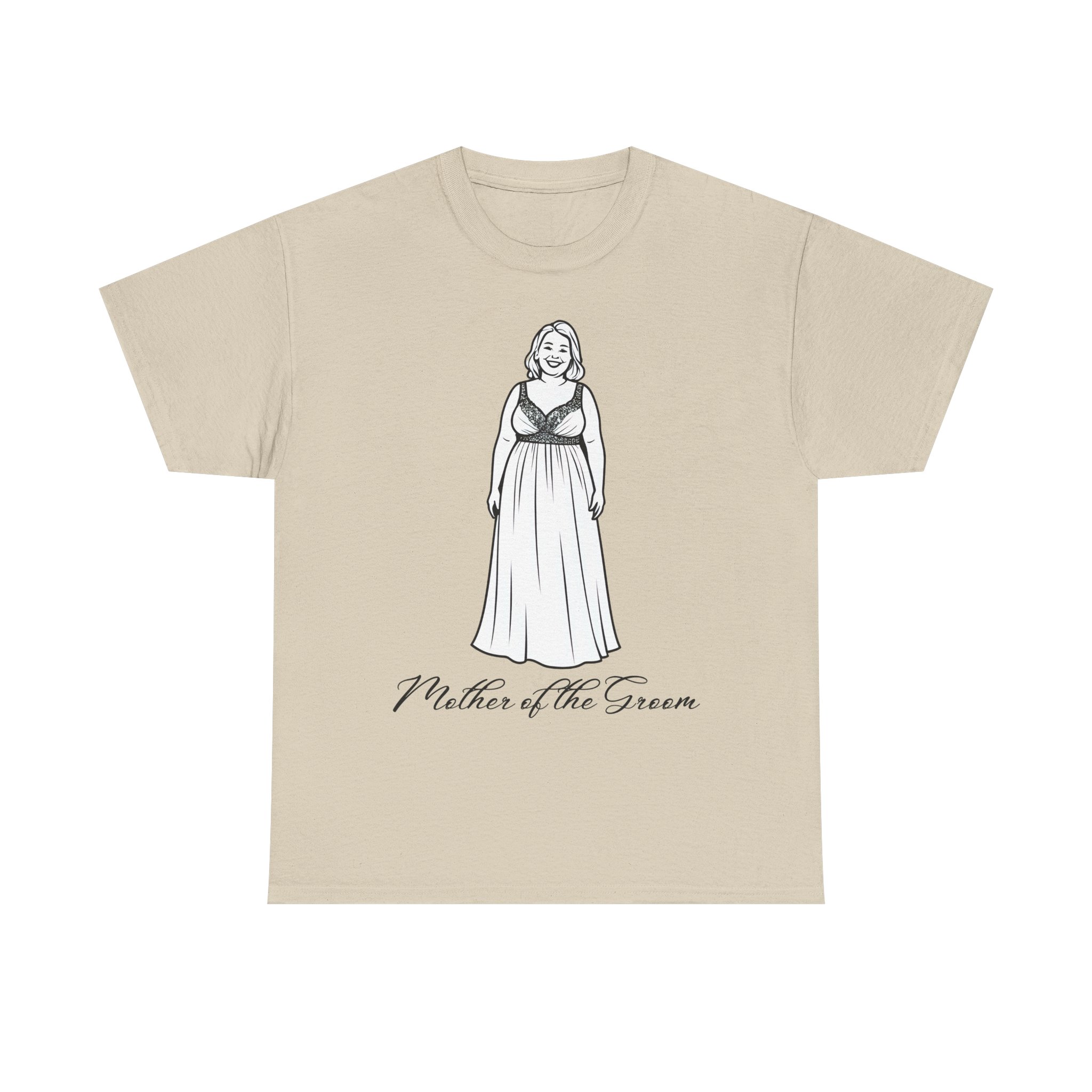 Mother of the Groom Tee, Unisex Cotton T-Shirt for Weddings, Bridal Party Apparel, Gift for Mother, Wedding Day Fashion - Image 5