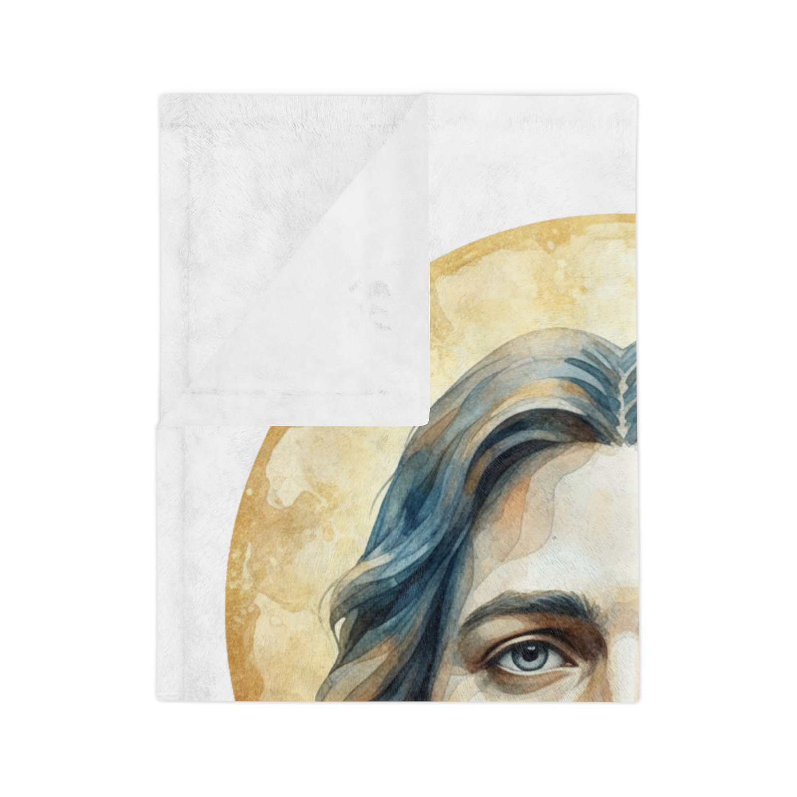Jesus Christ-Velveteen Microfiber Blanket - Image 3