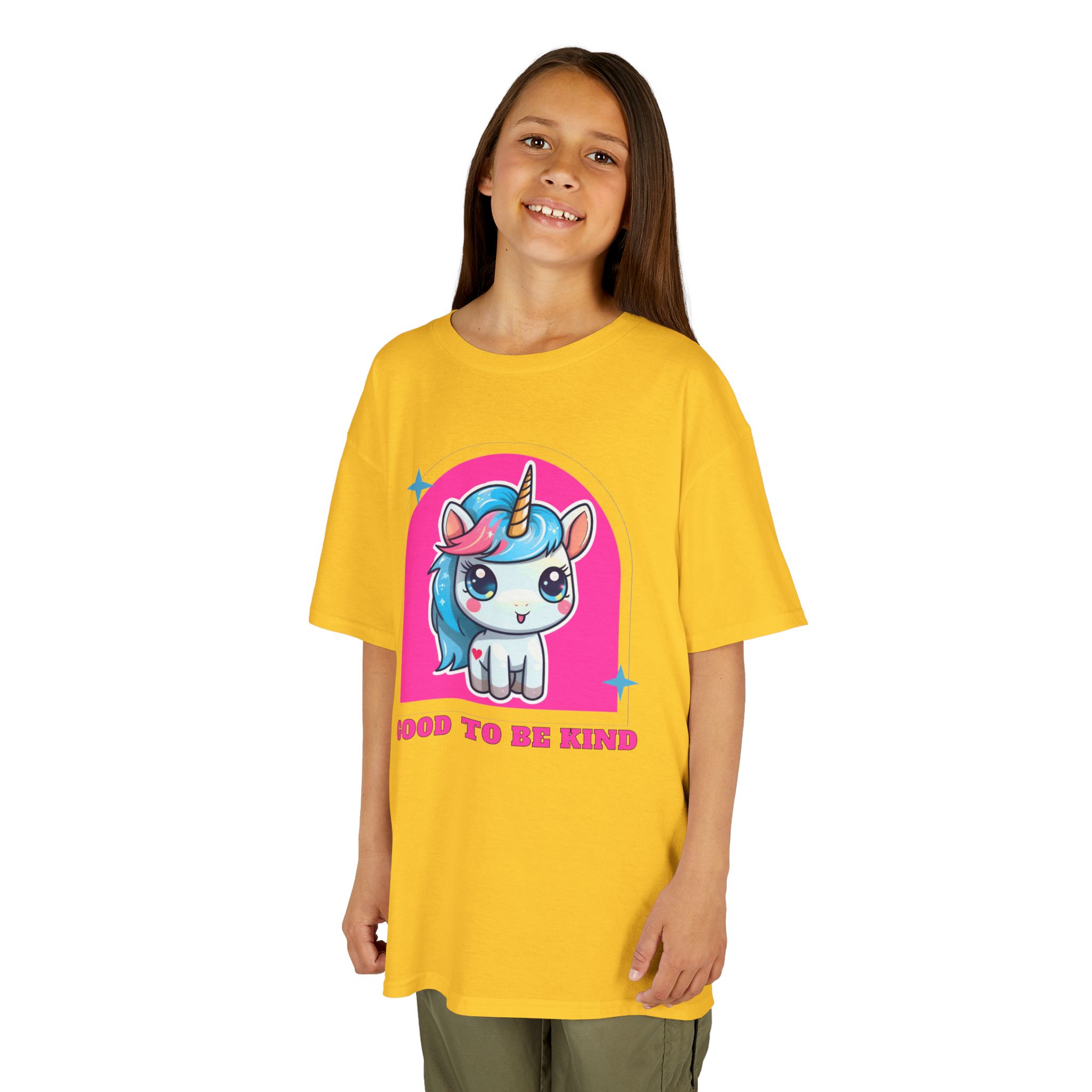 Kids Unicorn Tee — "Good to Be Kind" Cute Rainbow Pony Shirt - Image 23