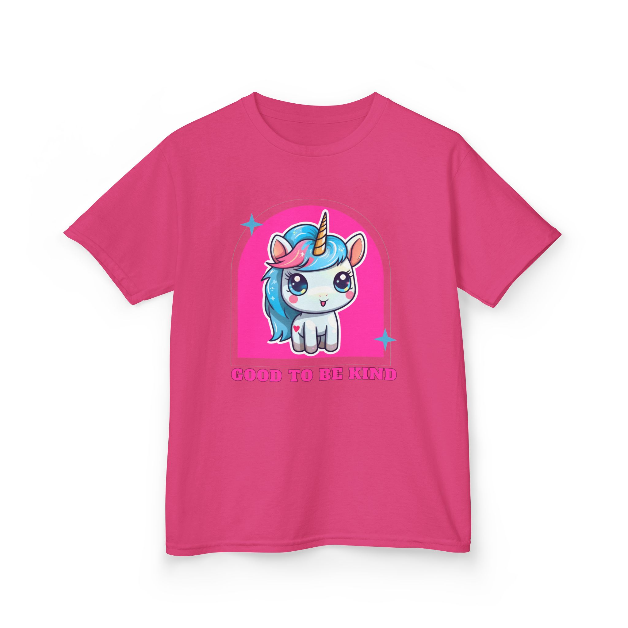 Kids Unicorn Tee — "Good to Be Kind" Cute Rainbow Pony Shirt - Image 54