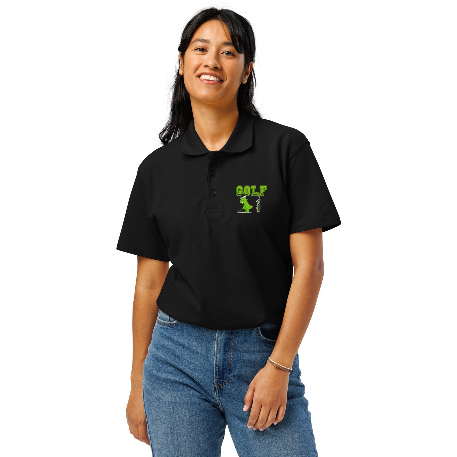 Premium pique polo shirt - Image 43