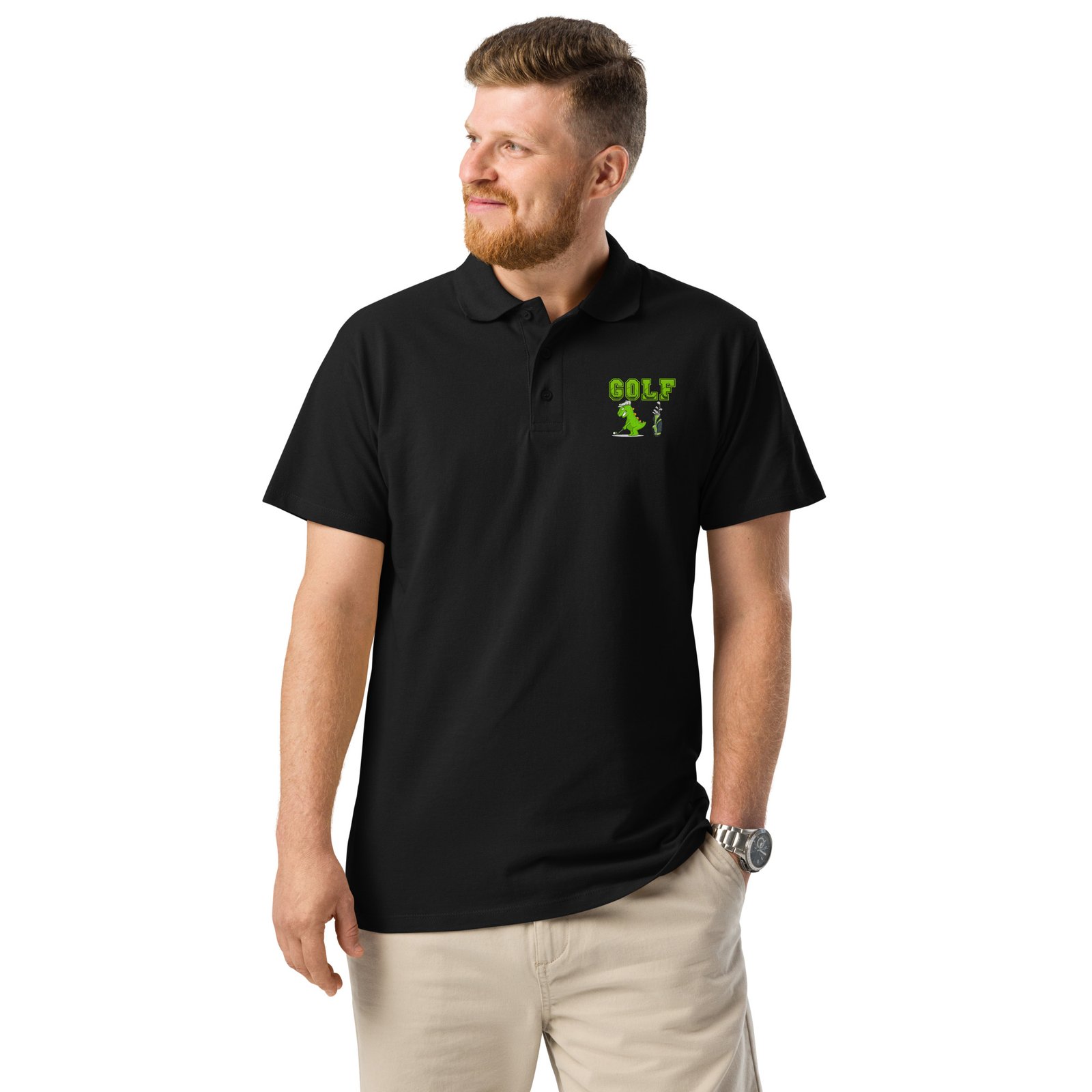 Premium pique polo shirt - Image 29