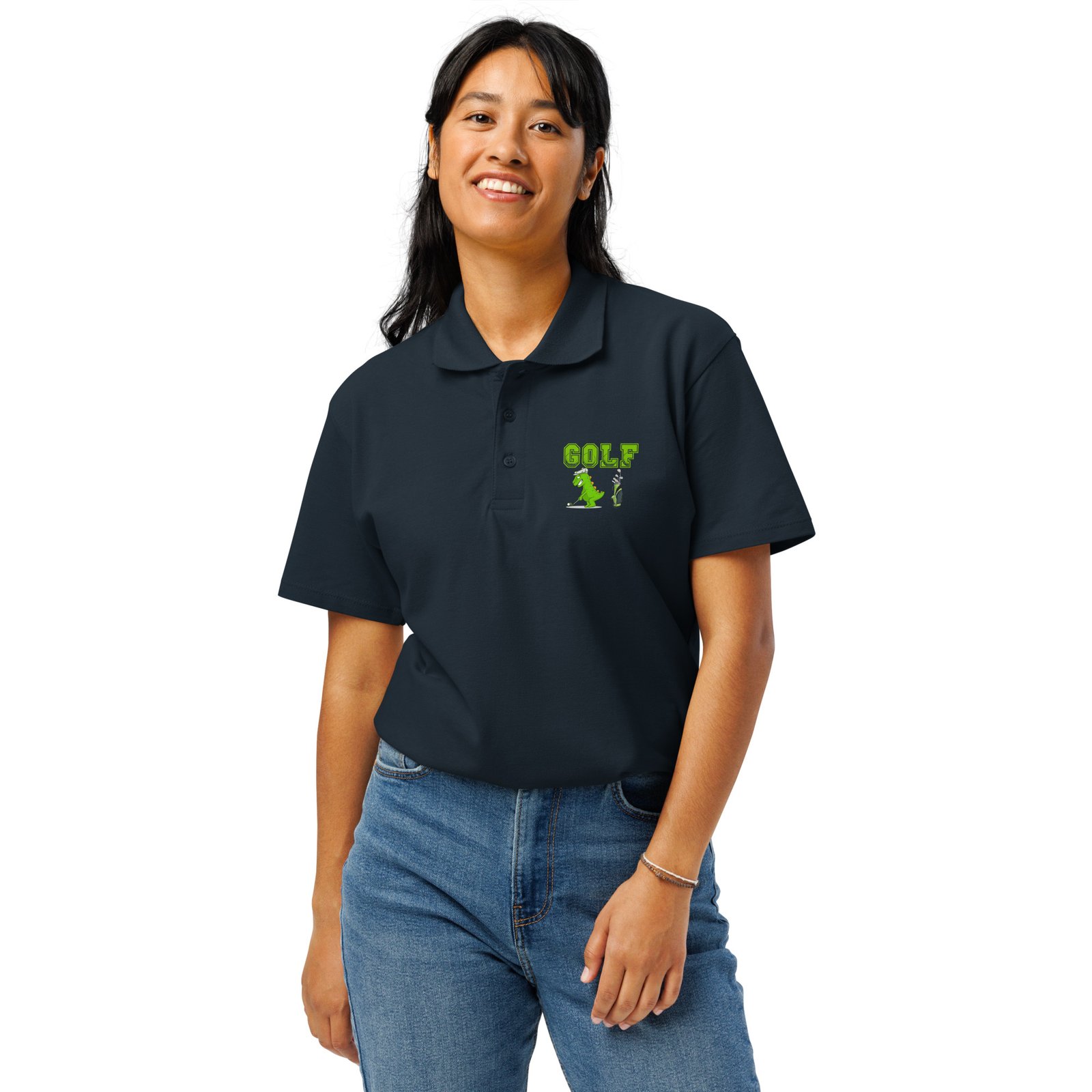 Premium pique polo shirt - Image 44