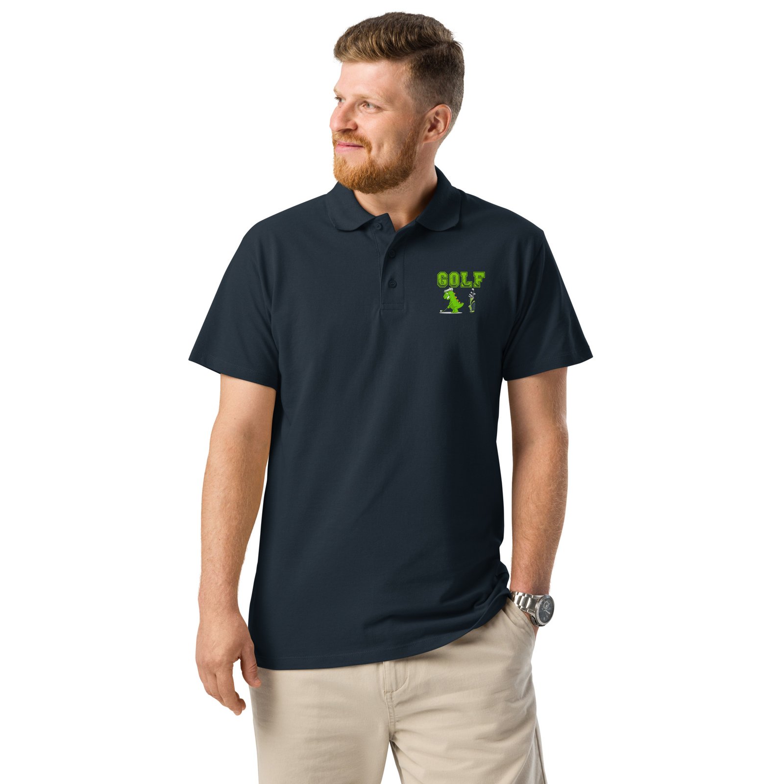 Premium pique polo shirt - Image 30