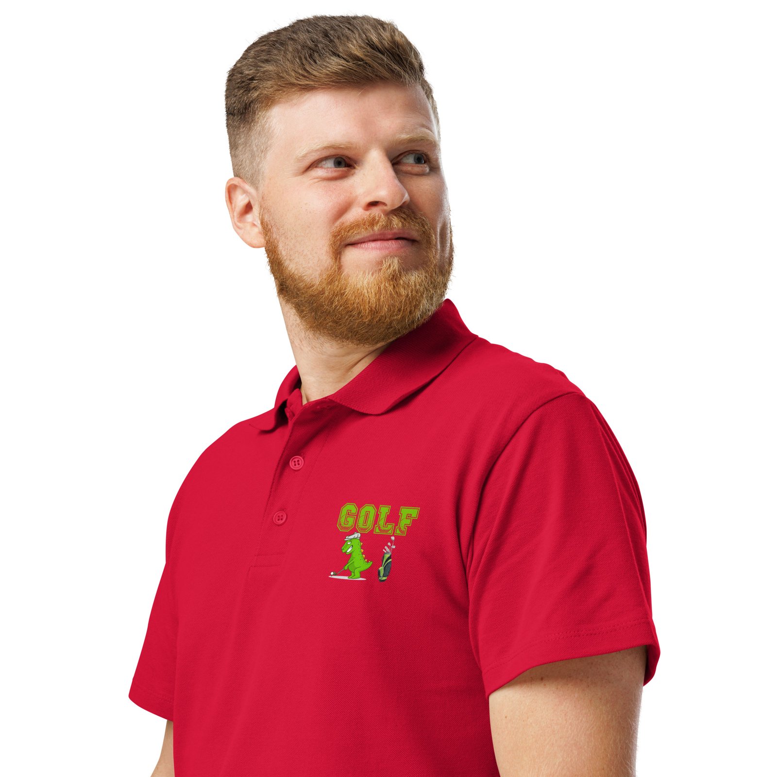 Premium pique polo shirt - Image 38
