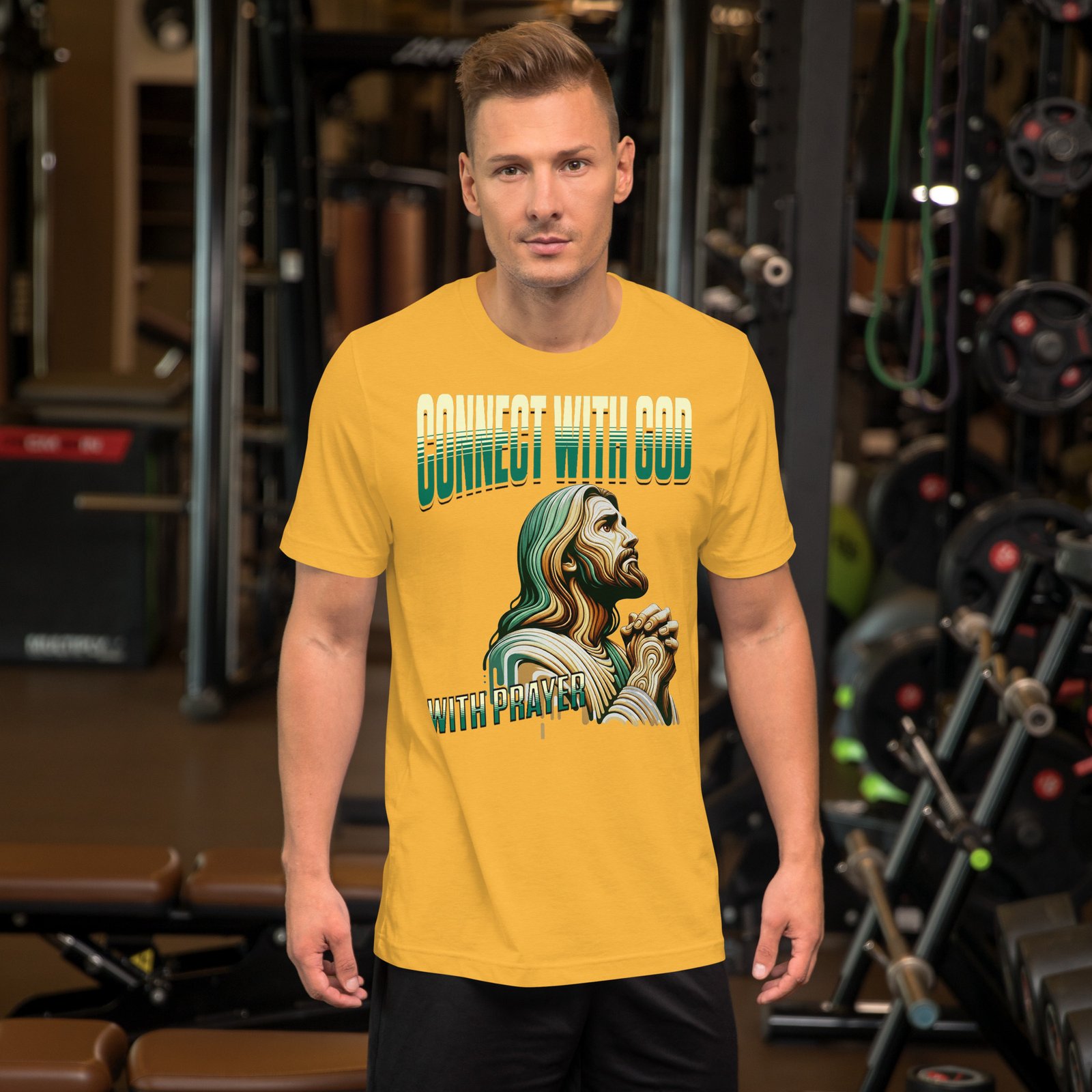 Connect with God with prayer Unisex t-shirt - Image 17