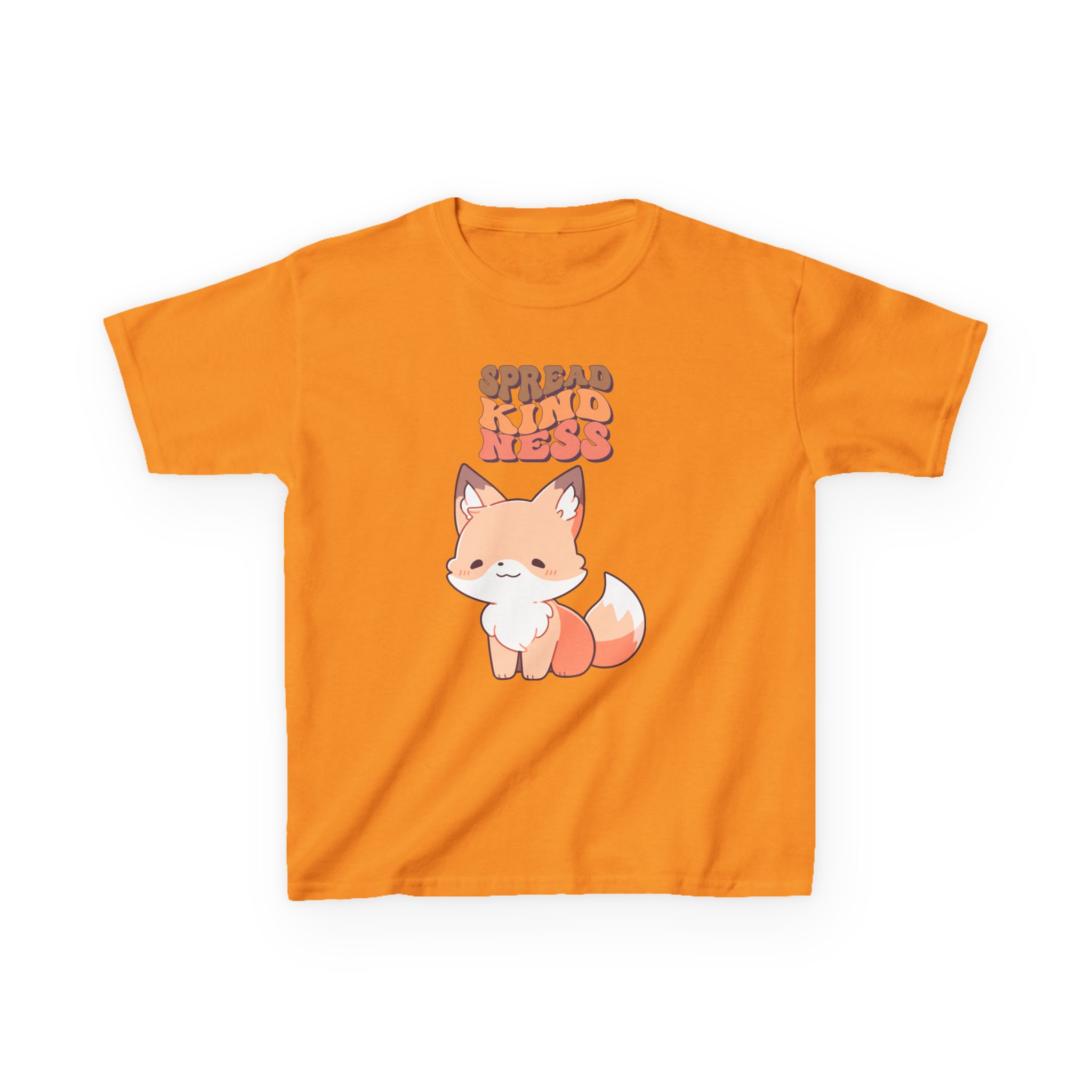 Kids Tee — Cute Fox "Spread Kindness" Graphic - Image 10