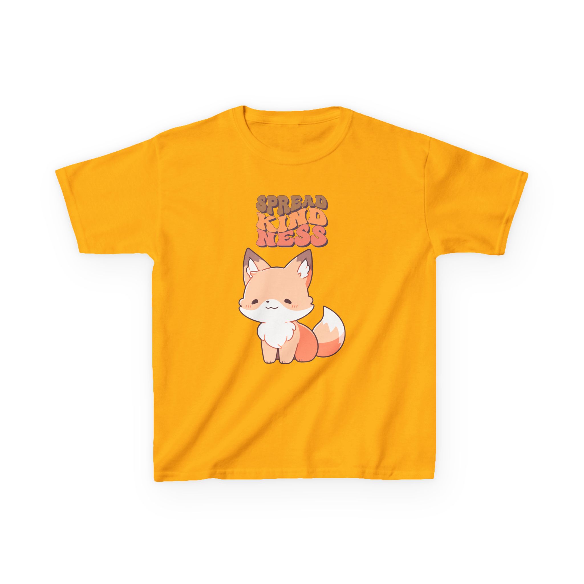 Kids Tee — Cute Fox "Spread Kindness" Graphic - Image 13
