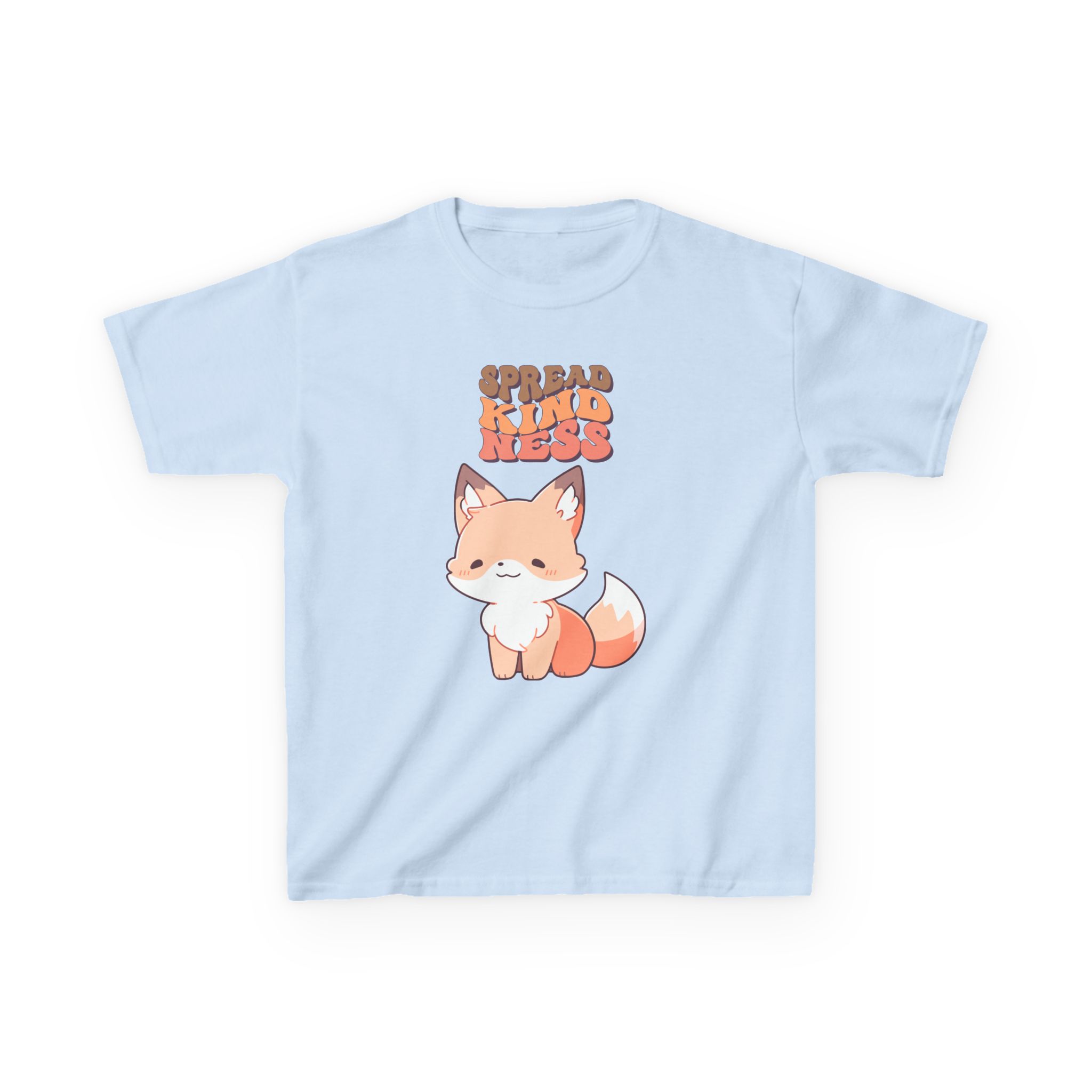 Kids Tee — Cute Fox "Spread Kindness" Graphic - Image 31