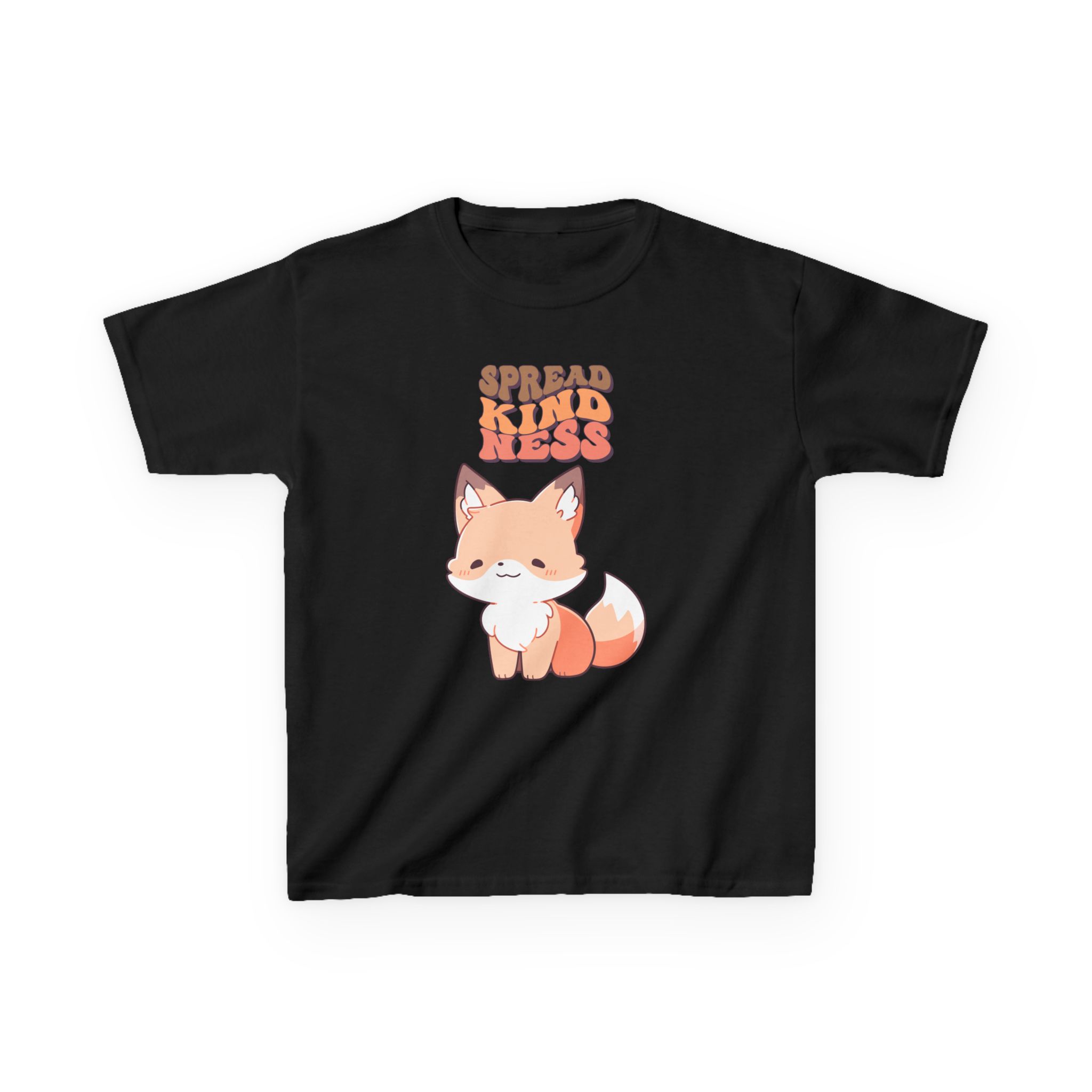 Kids Tee — Cute Fox "Spread Kindness" Graphic - Image 7