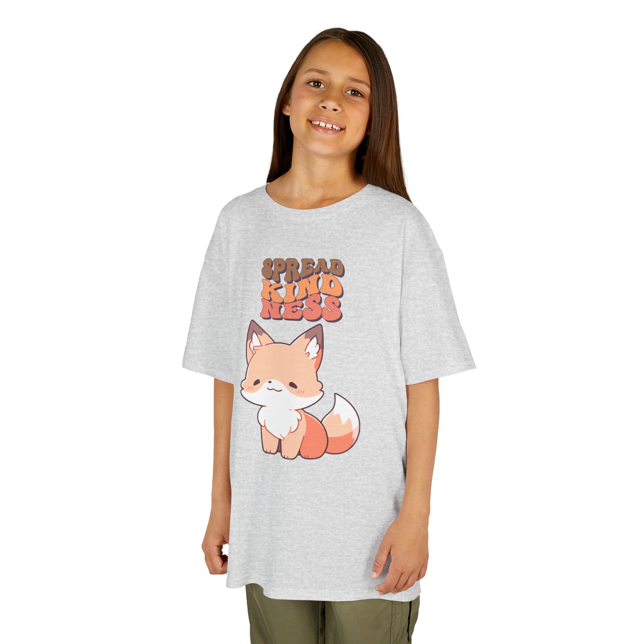 Kids Tee — Cute Fox "Spread Kindness" Graphic - Image 5