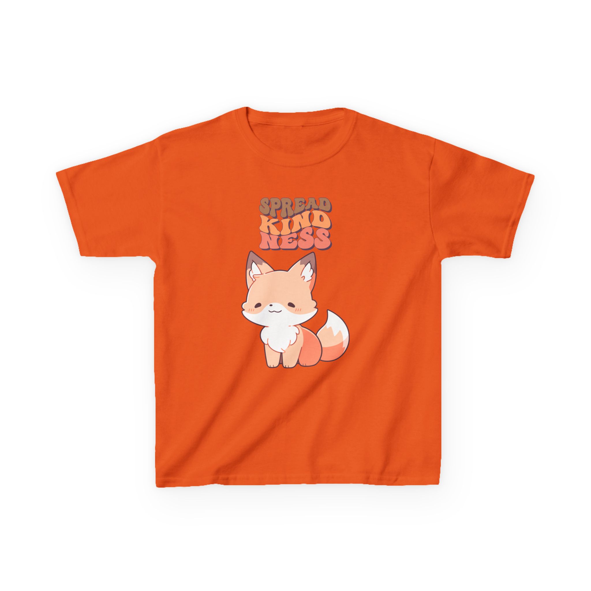 Kids Tee — Cute Fox "Spread Kindness" Graphic - Image 19