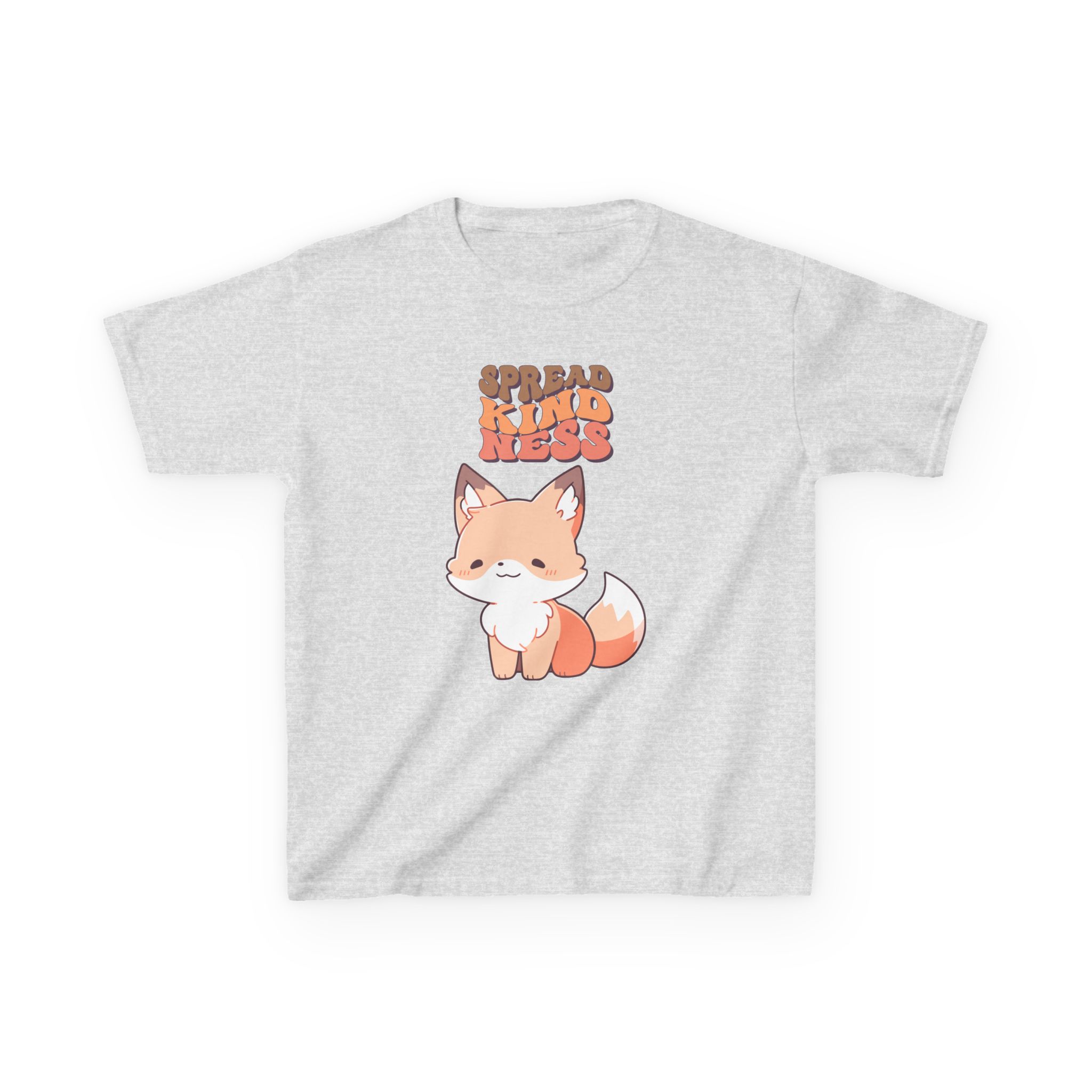 Kids Tee — Cute Fox "Spread Kindness" Graphic - Image 4